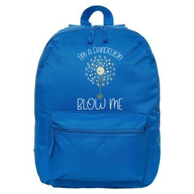 Im A Dandelion Blow Me Lazy Halloween Costume Funny Humor Gift 16 in Basic Backpack