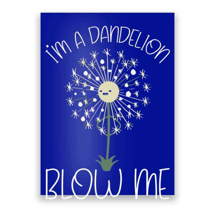 Im A Dandelion Blow Me Lazy Halloween Costume Funny Humor Gift Poster