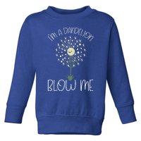 Im A Dandelion Blow Me Lazy Halloween Costume Funny Humor Gift Toddler Sweatshirt