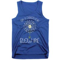 Im A Dandelion Blow Me Lazy Halloween Costume Funny Humor Gift Tank Top