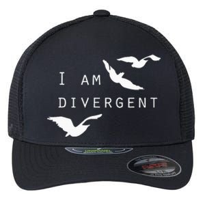 I Am Divergent Fantasy Book Lover Flexfit Unipanel Trucker Cap