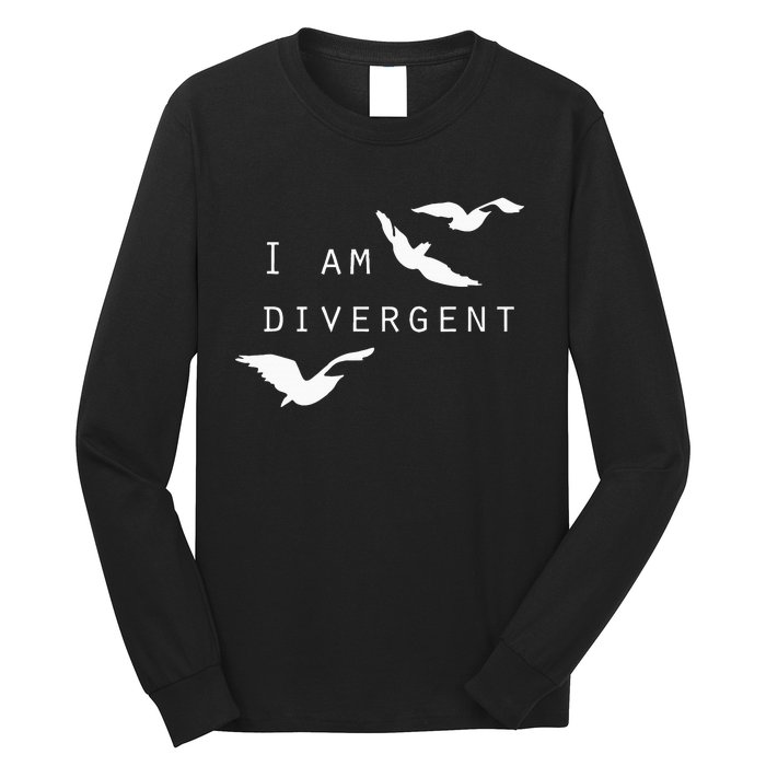 I Am Divergent Fantasy Book Lover Long Sleeve Shirt