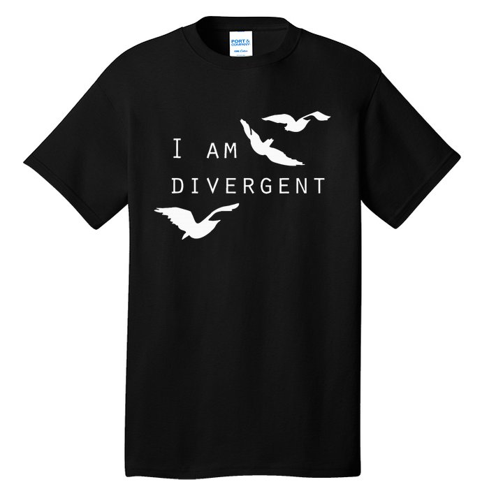 I Am Divergent Fantasy Book Lover Tall T-Shirt