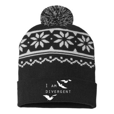 I Am Divergent Fantasy Book Lover USA-Made Snowflake Beanie