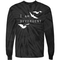 I Am Divergent Fantasy Book Lover Tie-Dye Long Sleeve Shirt