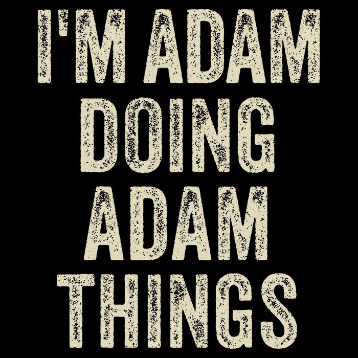 I'M ADAM DOING ADAM THINGS Funny Father's Day Dad Husband Womens Tank Top
