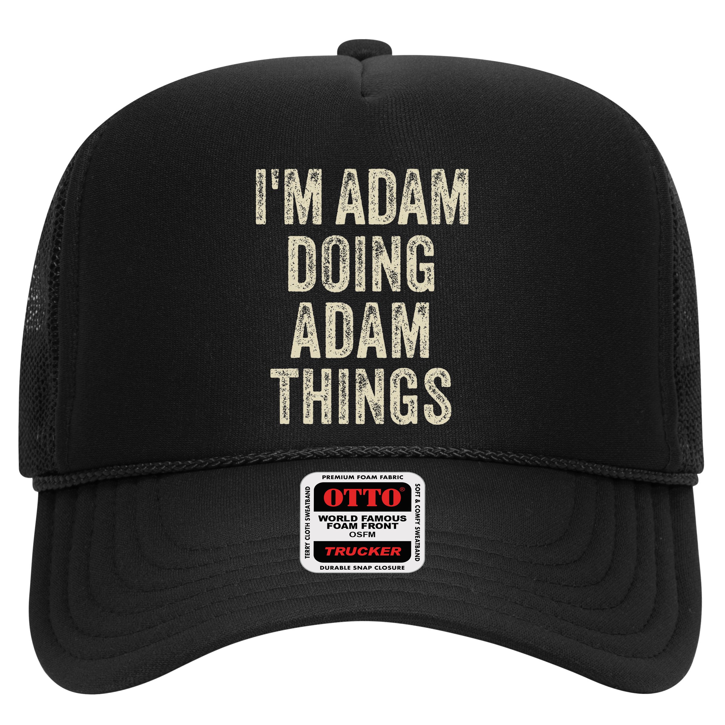 I'M ADAM DOING ADAM THINGS Funny Father's Day Dad Husband Hat