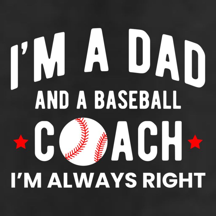 Im A Dad And A Baseball Coach Im Always Right Gift Adult Drive Performance Visor