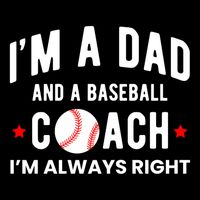 Im A Dad And A Baseball Coach Im Always Right Gift Wool Snapback Cap