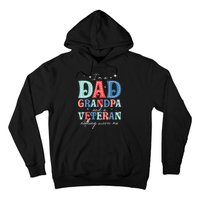 IM A Dad Grandpa And A Veteran Nothing Scares Me Hoodie