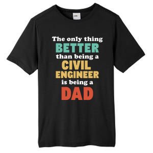 IM A Dad And Civil Engineer Funny Fatherhood Funny Dad Gift Tall Fusion ChromaSoft Performance T-Shirt