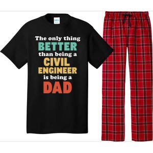 IM A Dad And Civil Engineer Funny Fatherhood Funny Dad Gift Pajama Set