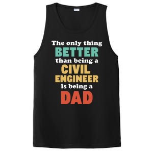 IM A Dad And Civil Engineer Funny Fatherhood Funny Dad Gift PosiCharge Competitor Tank