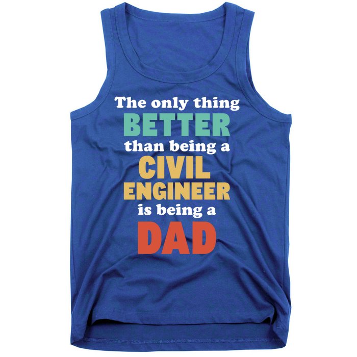 IM A Dad And Civil Engineer Funny Fatherhood Funny Dad Gift Tank Top