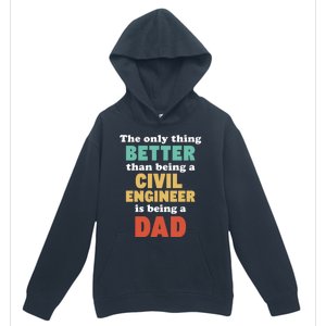 IM A Dad And Civil Engineer Funny Fatherhood Funny Dad Gift Urban Pullover Hoodie