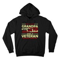 Im A Dad Grandpa And Veteran Nothing Scares Me Fathers Day Hoodie