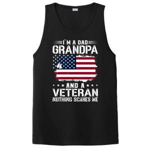 IM A Dad Grandpa And A Veteran Nothing Scares Me PosiCharge Competitor Tank