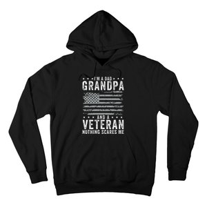 IM A Dad Grandpa And Veteran Fathers Day Hoodie