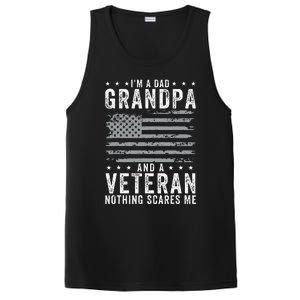 IM A Dad Grandpa And Veteran Fathers Day PosiCharge Competitor Tank