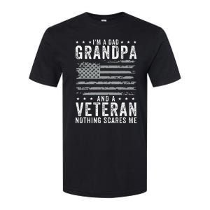 IM A Dad Grandpa And Veteran Fathers Day Softstyle CVC T-Shirt