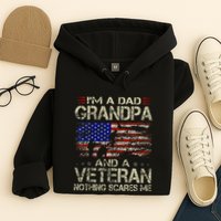 IM A Dad Grandpa And Veteran Hoodie