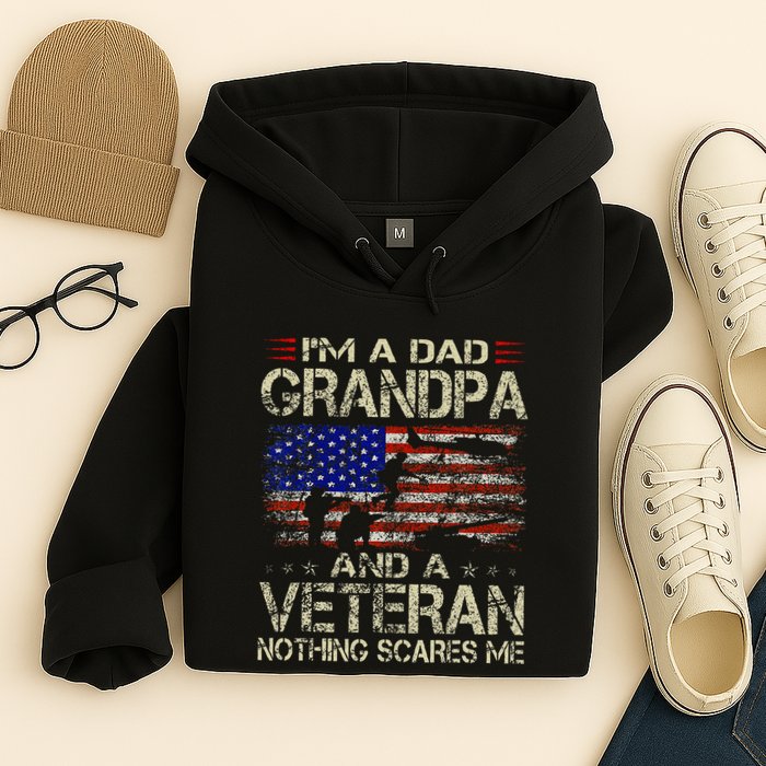 IM A Dad Grandpa And Veteran Hoodie