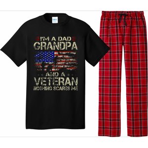 IM A Dad Grandpa And Veteran Pajama Set