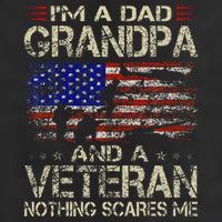 IM A Dad Grandpa And Veteran Golf Towel