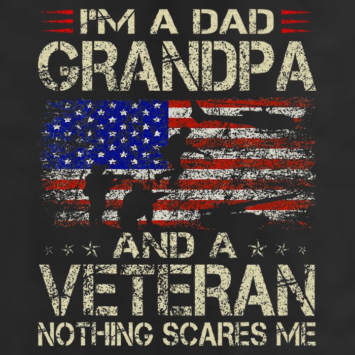 IM A Dad Grandpa And Veteran Golf Towel