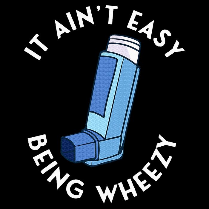 It AinT Easy Being Wheezy Asthma Inhaler Allergy Sufferer Mousepad
