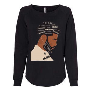 I Am Empowering Black Man Womens California Wash Sweatshirt