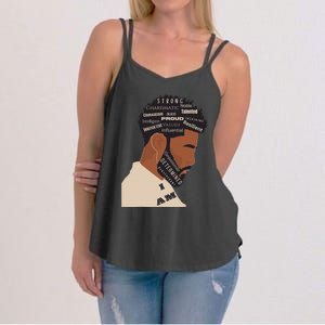 I Am Empowering Black Man Women's Strappy Tank