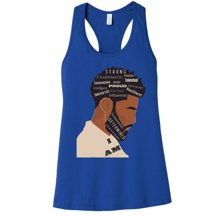 I Am Empowering Black Man Women's Racerback Tank