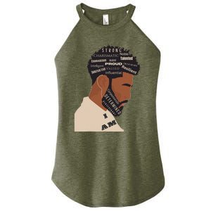 I Am Empowering Black Man Women's Perfect Tri Rocker Tank