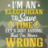 I'm An Electrician To Save Time Electrical Wiring Mechanic Legacy Tie Dye Trucker Hat