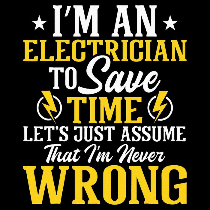 I'm An Electrician To Save Time Electrical Wiring Mechanic Drawstring Bag