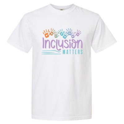 Inclusion And Equity For Inclusion Matters Gift Garment-Dyed Heavyweight T-Shirt