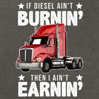 I Ain't Earnin Truck Driver Cotton Canvas Backpack