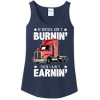 I Ain't Earnin Truck Driver Ladies Essential Tank