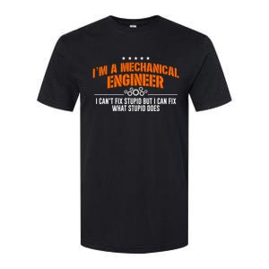 Im An Engineer Not A Magician Funny Engineering Dad Bgiftday Gift Softstyle CVC T-Shirt