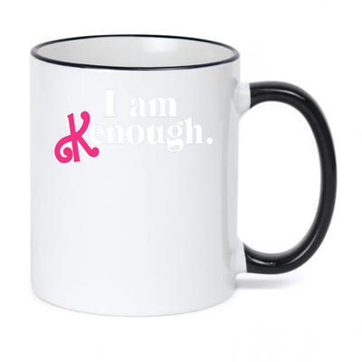 I Am Enough I Am Kenough 11oz Black Color Changing Mug