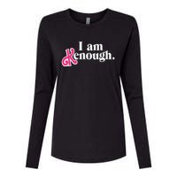 I Am Enough I Am Kenough Womens Cotton Relaxed Long Sleeve T-Shirt