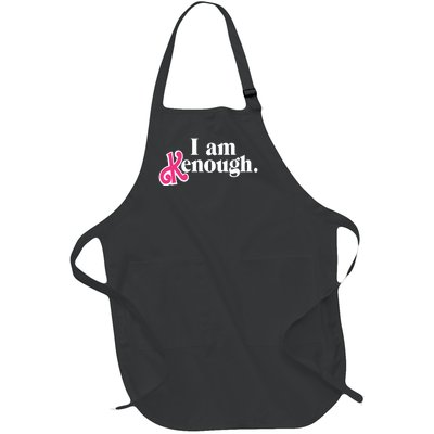 I Am Enough I Am Kenough Full-Length Apron With Pockets