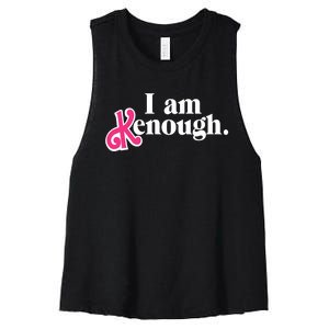 I Am Enough I Am Kenough Women's Racerback Cropped Tank