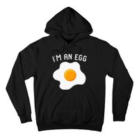 IM An Egg Costume Funny Halloween Present Fried Egg Hoodie