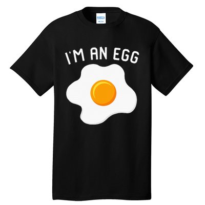 IM An Egg Costume Funny Halloween Present Fried Egg Tall T-Shirt