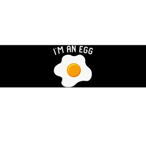 IM An Egg Costume Funny Halloween Present Fried Egg Bumper Sticker