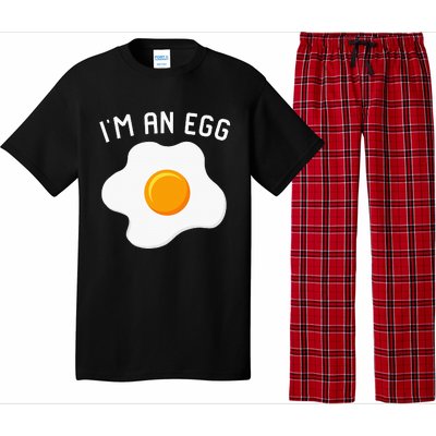 IM An Egg Costume Funny Halloween Present Fried Egg Pajama Set