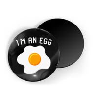 IM An Egg Costume Funny Halloween Present Fried Egg Magnet