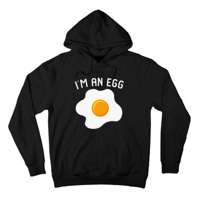 IM An Egg Costume Funny Halloween Present Fried Egg Tall Hoodie